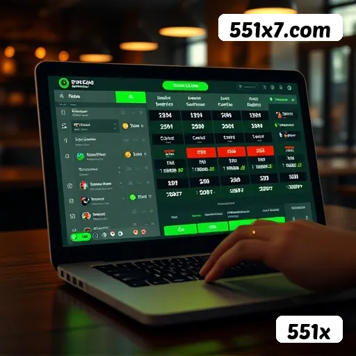 Aplicativo móvel 551x para iOS e Android